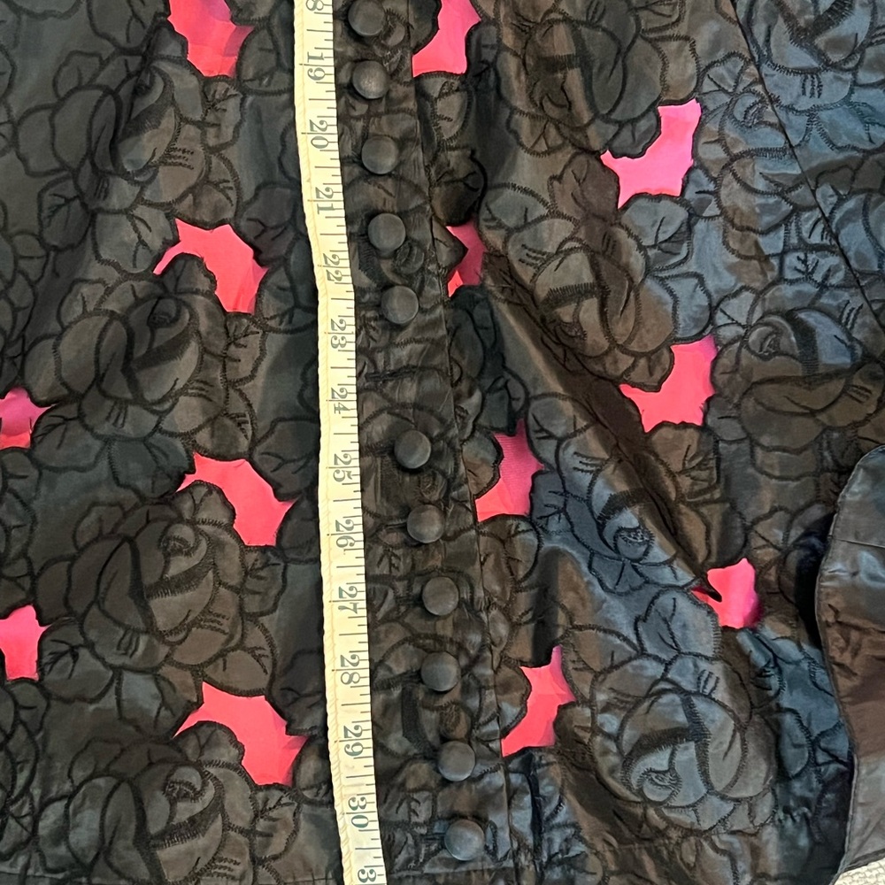 Betsey Johnson Vintage Y2K Black Evening Dress with Pink Lining - Picture 11 of 15